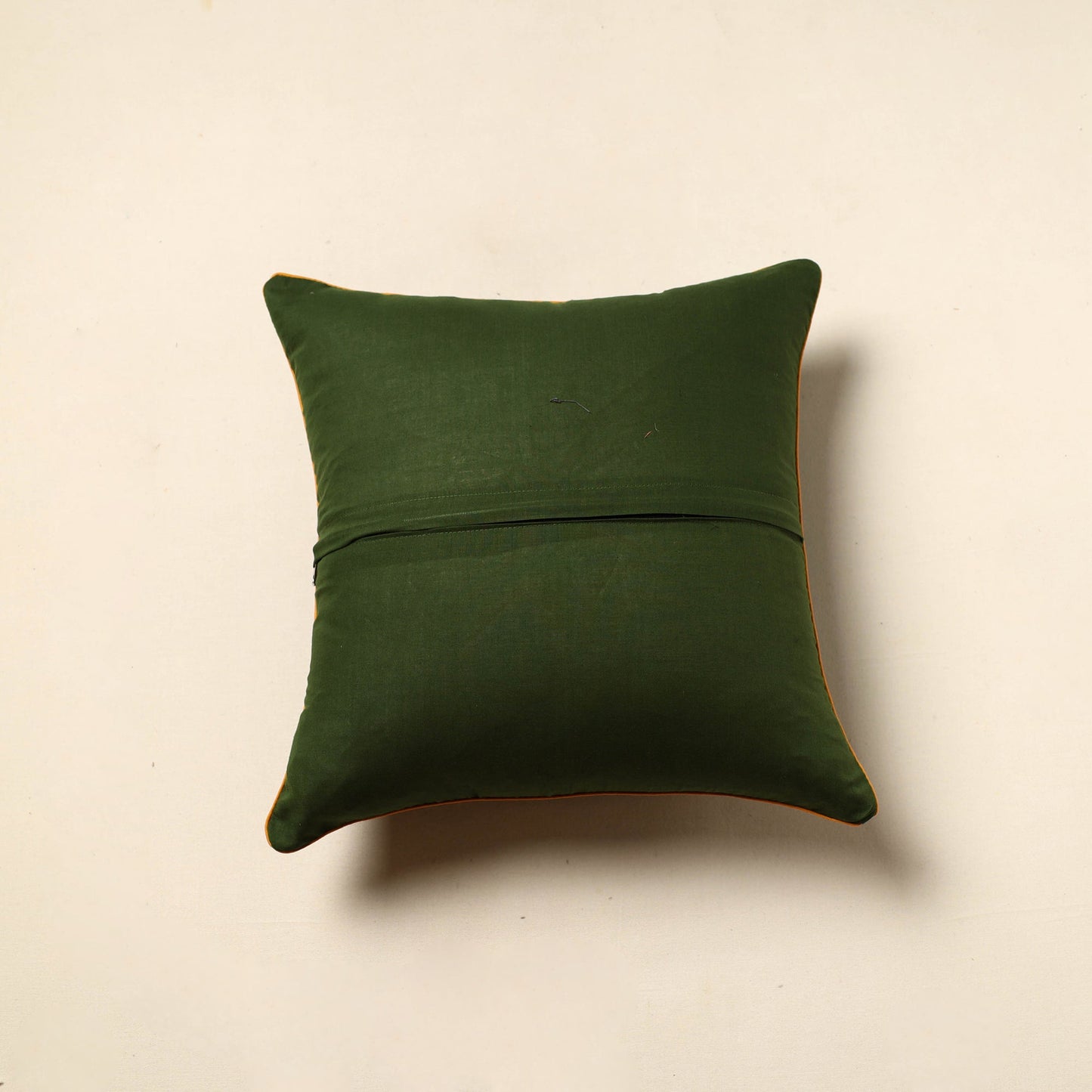 Green - Tie & Dye Cotton Bandhani Cushion Cover (16 x 16 in) 32