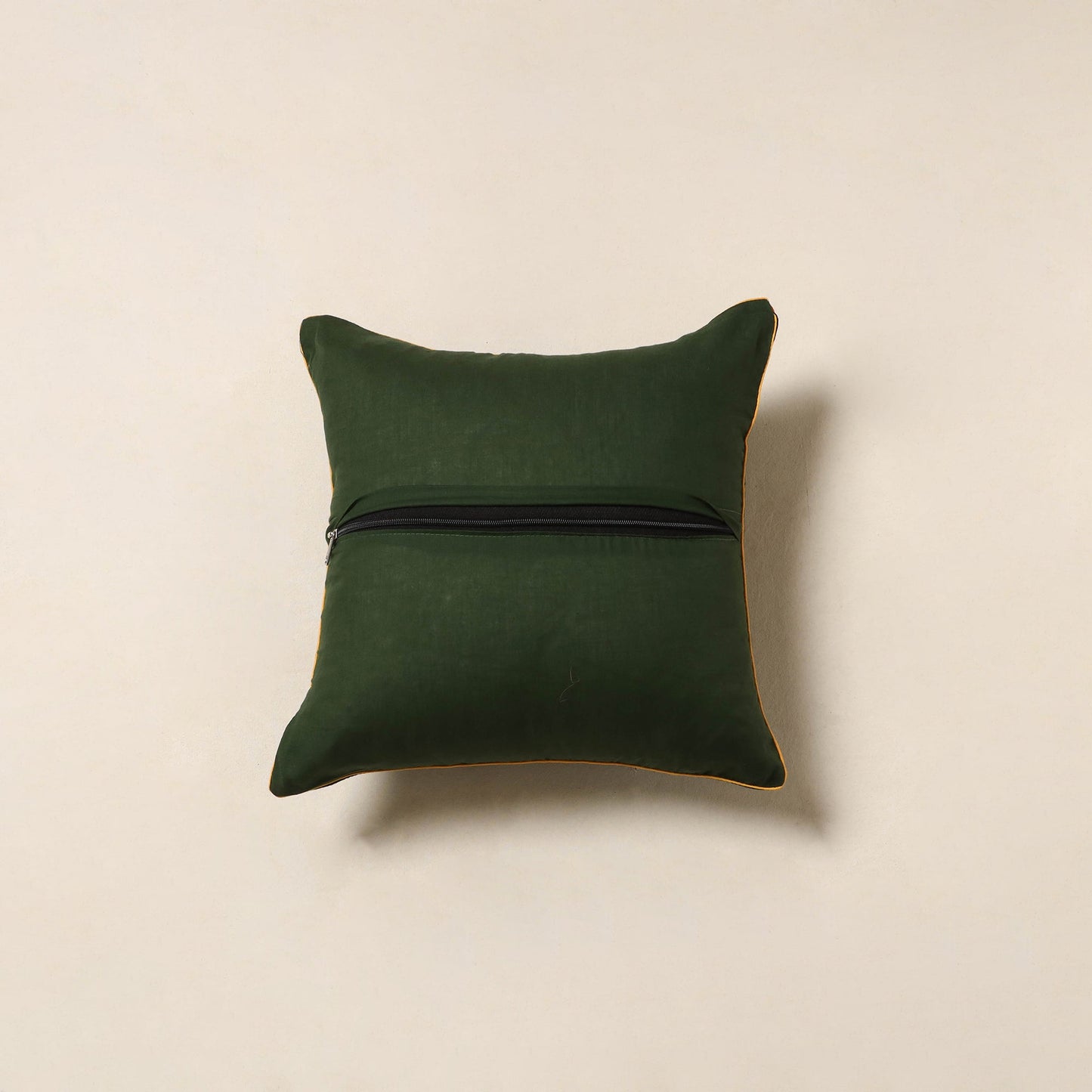 Green - tie & dye cotton bandhani cushion cover 71