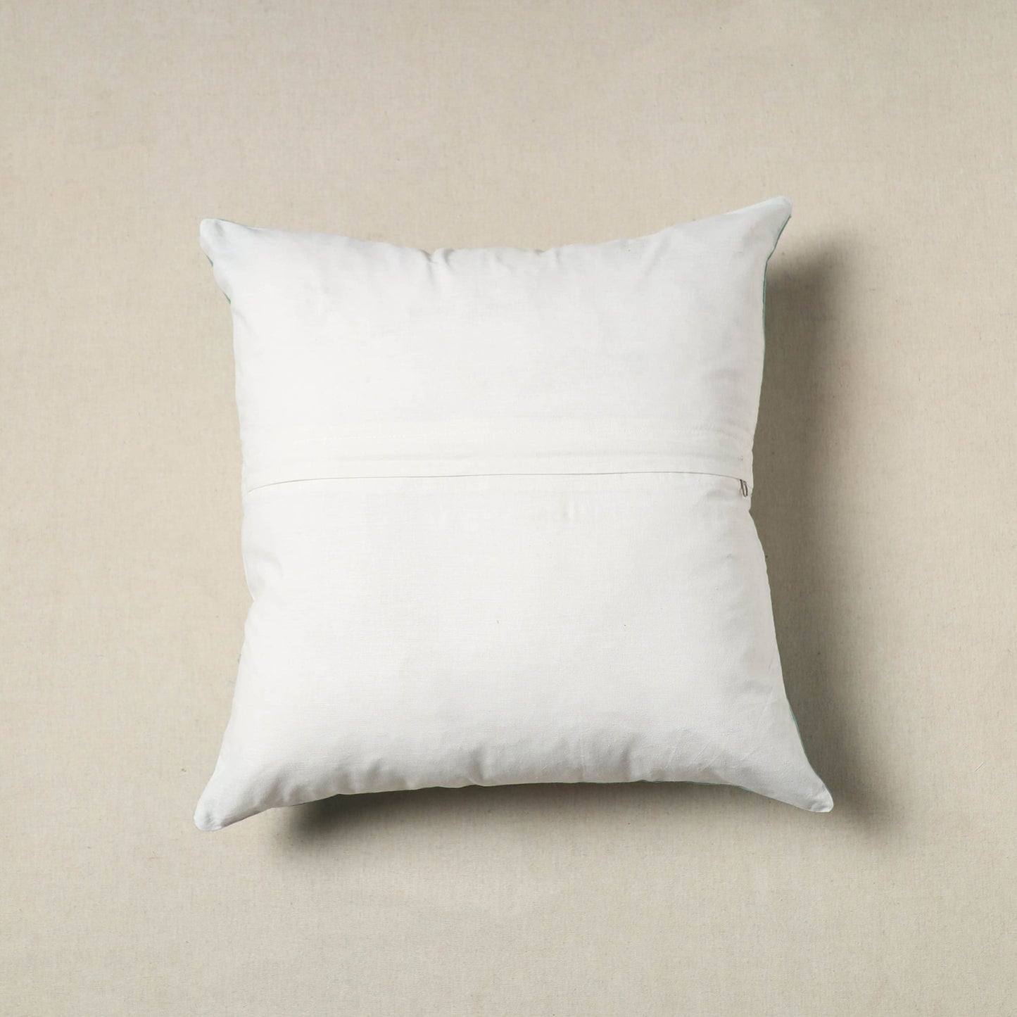 Green Tie & Dye Cotton Shibori Cushion Cover