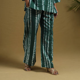Buy Green Tie & Dye Cotton Shibori Co-Ord Set Online
