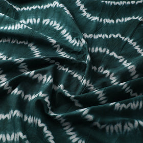 Buy Green Tie & Dye Pure Cotton Shibori Fabric Online