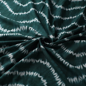 Buy Green Tie & Dye Pure Cotton Shibori Fabric Online