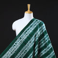  Green Tie & Dye Pure Cotton Shibori Fabric Online