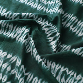  Green Tie & Dye Pure Cotton Shibori Fabric Online