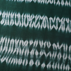  Green Tie & Dye Pure Cotton Shibori Fabric Online