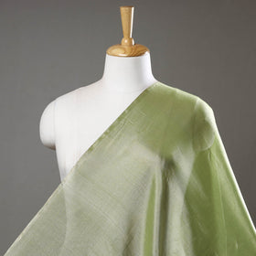  Traditional Chanderi Silk Handloom Tissue Full Silver Zari Fabric 11 