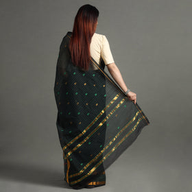 Green - traditional venkatagiri handloom cotton stripe