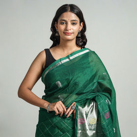 Buy Traditional Venkatagiri Pure Handloom Silk Cotton Zari Weave Saree 01 Online at iTokri.com