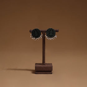 Trisha ghungroo work fabart handmade earrings - handcrafted