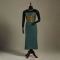 Green Unstitched Plain Cotton Kurta Material
