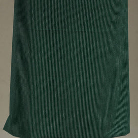 Green Unstitched Plain Cotton Kurta Material