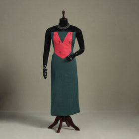 Green Unstitched Plain Cotton Kurta Material