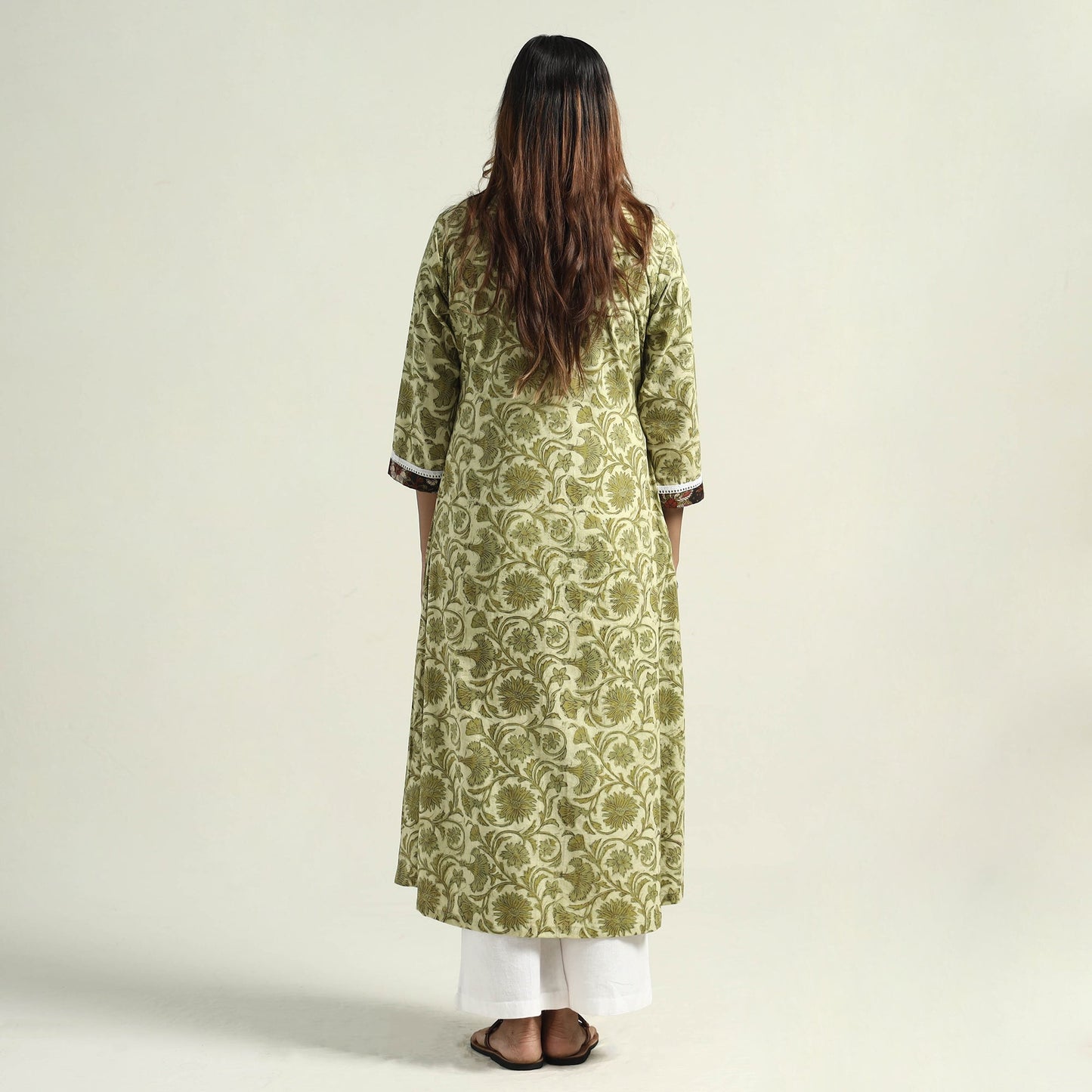 Buy Vanaspati Hand Block Printed Cotton Kurta Online at iTokri.com