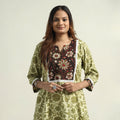 Buy Vanaspati Hand Block Printed Cotton Kurta Online at iTokri.com
