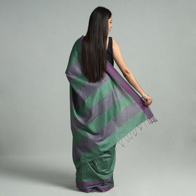  Vidarbha Bamboo Tussar Cotton Dobby Border Handloom Saree 01 