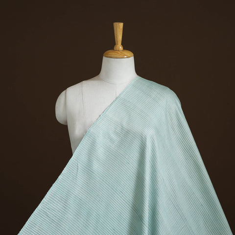 Green - vidarbha handloom checks tussar silk fabric 03