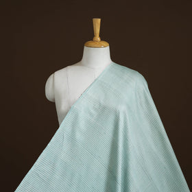 Green - vidarbha handloom checks tussar silk fabric 03