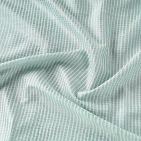 Green - vidarbha handloom checks tussar silk fabric 03