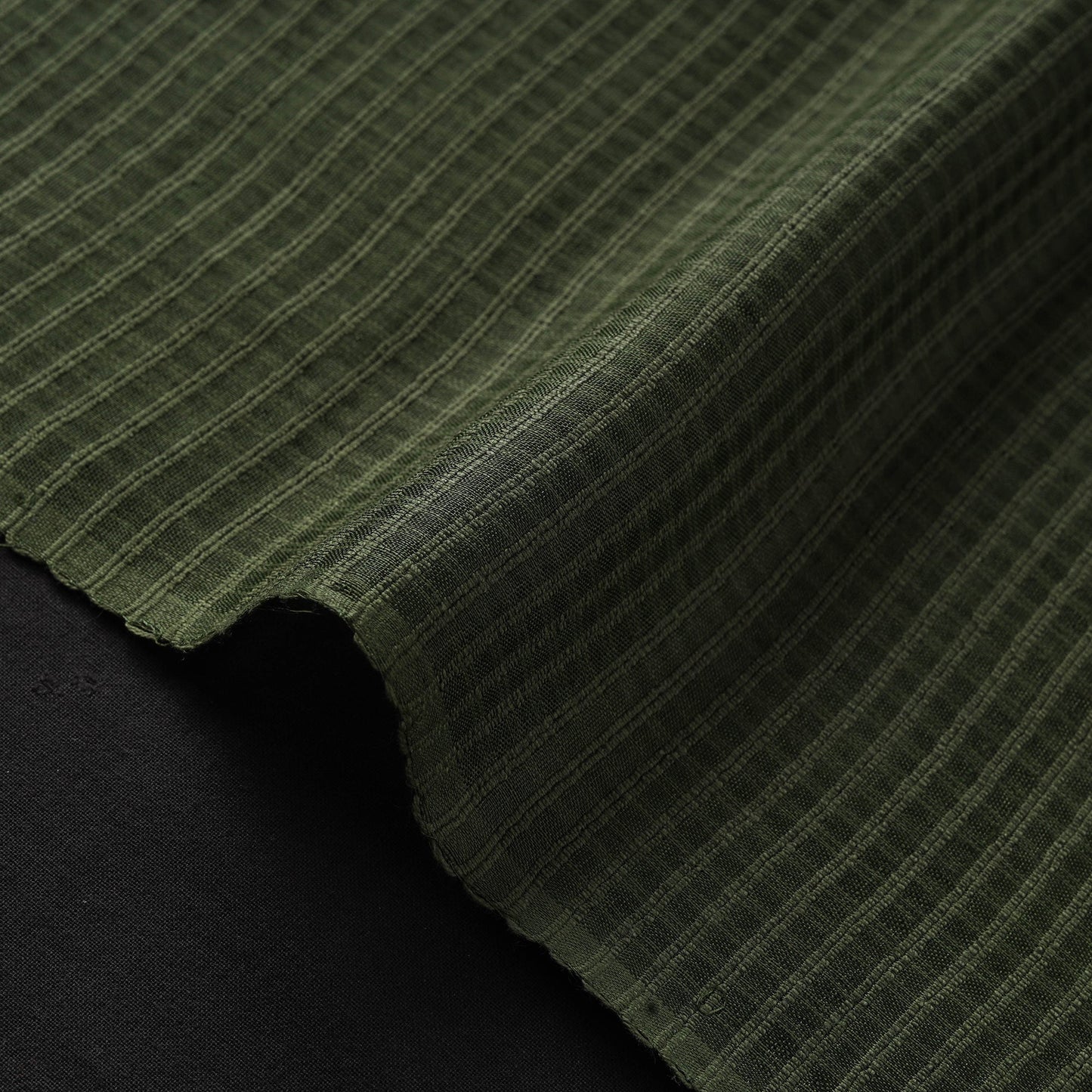 Green - vidarbha handloom checks tussar silk fabric 06