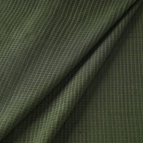 Green - vidarbha handloom checks tussar silk fabric 06