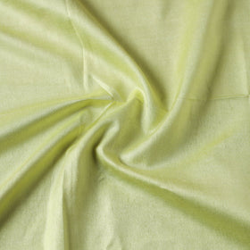 Green - vidarbha handloom plain tussar silk fabric 01