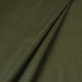 Green - vidarbha handloom plain tussar silk fabric 07