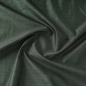 Green - vidarbha handloom plain tussar silk fabric 09