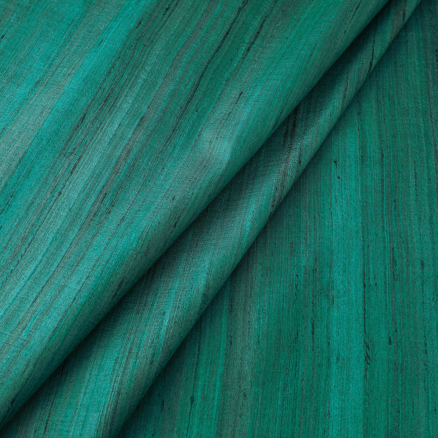 Green - vidarbha pure tussar x ghicha silk handloom fabric