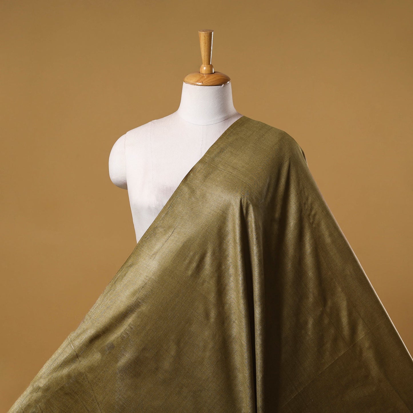 Vidarbha tussar x muga silk handloom plain fabric 16