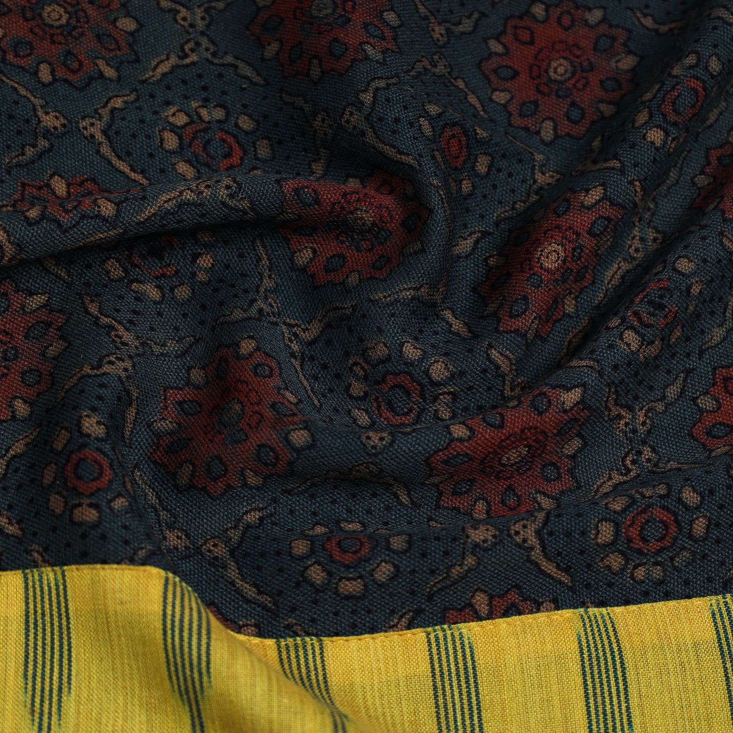 Green - woollen blouse piece 53 - handcrafted