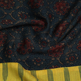 Green - woollen blouse piece 53 - handcrafted