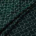 Zari work silk tie-dye bandhani fabric 44 - handcrafted