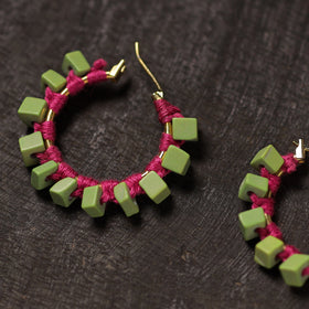 Buy Zeba Handmade Thread & Stone Work Earrings 08 Online at iTokri.com