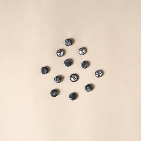  Gery Handmade Fabric Button Small at iTokri