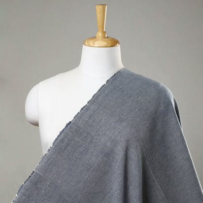 Buy 2/40 Twill Cotton Handspun Handloom Natural Dyed Plain Fabric 09 Online l iTokri.com