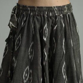 Grey - 24 kali cotton pochampally ikat skirt 41