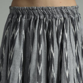 Grey - 24 kali cotton pochampally ikat skirt 42