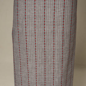 Grey - 2pc cotton unstitched jacquard dress material