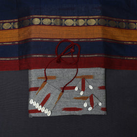 Grey - 2pc cotton unstitched pochampally ikat dress