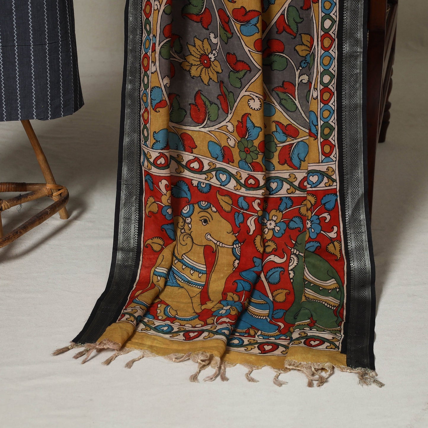 Grey - 2pc unstitched jacquard dress material