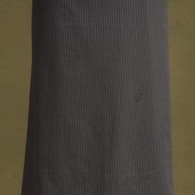 Grey 2pc Unstitched Plain Dress Material with Jewellery Set