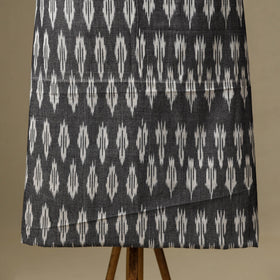 Grey 3pc Cotton Pochampally Ikat Dress Material