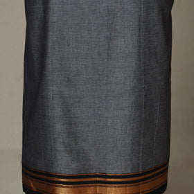 Grey - 3pc cotton unstitched dharwad dress material 01