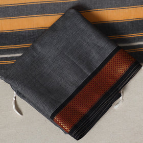 Grey - 3pc cotton unstitched dharwad dress material 07