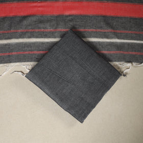 Grey 3pc Cotton Unstitched Dharwad Dress Material