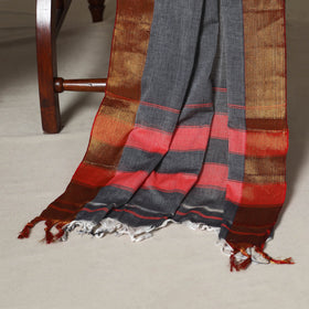 Grey - 3pc cotton unstitched dharwad dress material 12