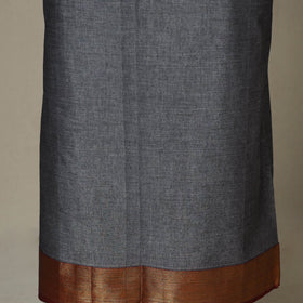 Grey - 3pc cotton unstitched dharwad dress material 12