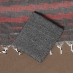 Grey - 3pc cotton unstitched dharwad dress material 20