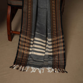 Grey - 3pc cotton unstitched dharwad dress material