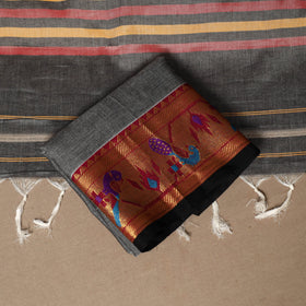 Grey - 3pc cotton unstitched dharwad dress material